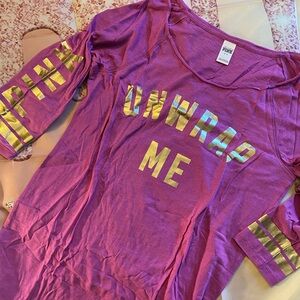 PINK Victoria's Secret Magenta Tee